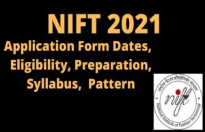 the NIFT 2021 Registration Form