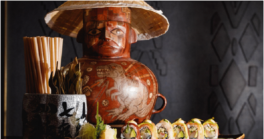 What is good about dining at sushi restaurants?